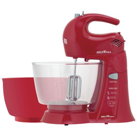 Batedeira Britânia Bellagio Cristal Neve Vermelha 350W Menor preço em Batedeira Britânia Bellagio Cristal Neve Vermelha 350W