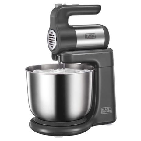 Batedeira Inox Black Decker 300W BAT300I Preta/Inox Menor preço em Batedeira Inox Black Decker 300W BAT300I Preta/Inox