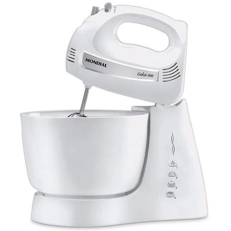 Batedeira Mondial 500W 4 Velocidades B50-B Menor preço em Batedeira Mondial 500W 4 Velocidades B50-B