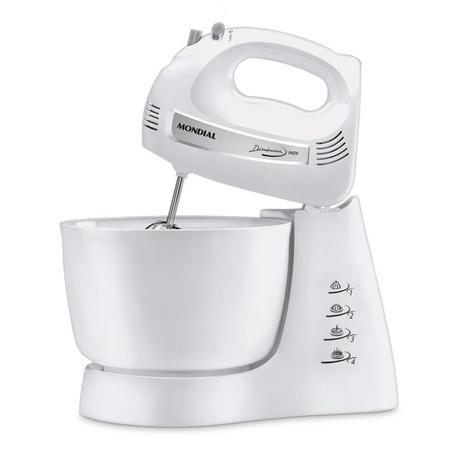 Batedeira Mondial Dinâmica 4L 400W B-02NP Branca - 127V Menor preço em Batedeira Mondial Dinâmica 4L 400W B-02NP Branca - 127V