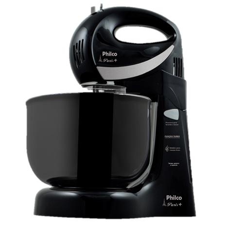 Batedeira Philco Paris + Preta 350W Menor preço em Batedeira Philco Paris + Preta 350W