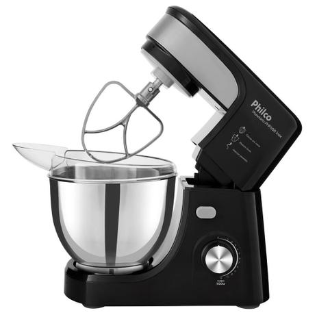 Batedeira Philco Planetaria PHP500 Inox PR, 500W, 11 Vel + Turbo, Preto - 110V - Britânia Menor preço em Batedeira Philco Planetaria PHP500 Inox PR, 500W, 11 Vel + Turbo, Preto - 110V - Britânia