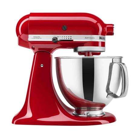 Batedeira Planetária KitchenAid Stand Mixer Artisan Vermelha 127V Menor preço em Batedeira Planetária KitchenAid Stand Mixer Artisan Vermelha 127V