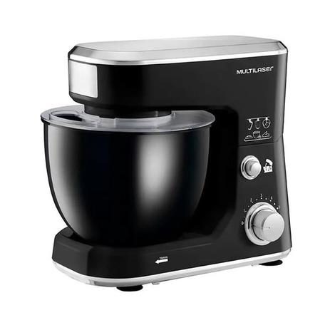 Batedeira Planetária Multilaser CE055 500W 4L 6 velocidades Preta Menor preço em Batedeira Planetária Multilaser CE055 500W 4L 6 velocidades Preta