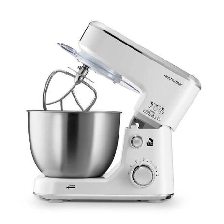 Batedeira Planetária Multilaser Jarra em Inox CE059 Menor preço em Batedeira Planetária Multilaser Jarra em Inox CE059
