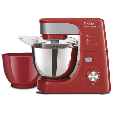 Batedeira Planetária Philco PHP500V Turbo Inox Double Bowl Menor preço em Batedeira Planetária Philco PHP500V Turbo Inox Double Bowl