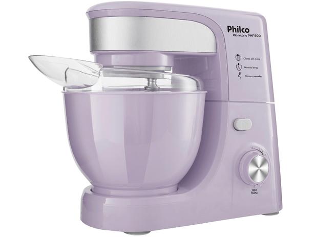 Batedeira Planetária Philco Portátil Purple PHP500 - 500W 11 Velocidades Menor preço em Batedeira Planetária Philco Portátil Purple PHP500 - 500W 11 Velocidades
