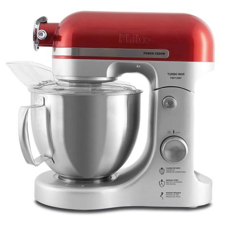 Batedeira Planetária Philco Turbo Vermelho e Inox 220V PBP1200V é boa?