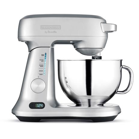 Batedeira planetária tramontina by breville mix pro em alumínio fundido 840w tigela inox 4,7l Menor preço em Batedeira planetária tramontina by breville mix pro em alumínio fundido 840w tigela inox 4,7l