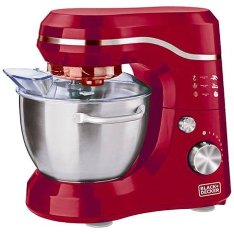 Batedeira Planetária Vermelha Black Decker PLAN1000V-BR - Black+Decker Menor preço em Batedeira Planetária Vermelha Black Decker PLAN1000V-BR - Black+Decker