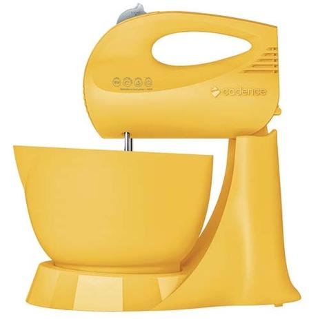 Batedeira Portátil BAT414 3 Velocidades 200W Amarela 220V Cadence Menor preço em Batedeira Portátil BAT414 3 Velocidades 200W Amarela 220V Cadence