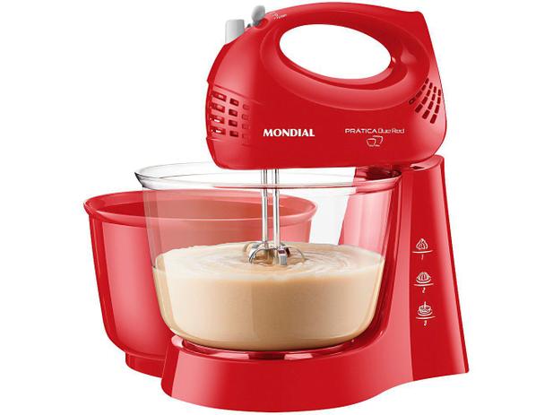 Batedeira Portátil Mondial Vermelha 350W - Pratic Due Red B-39 3 Velocidades é boa?
