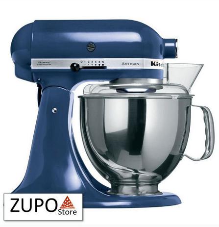 Batedeira Stand Mixer Artisan Blue Willow KitchenAid - 127V Menor preço em Batedeira Stand Mixer Artisan Blue Willow KitchenAid - 127V