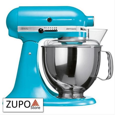 Batedeira Stand Mixer Artisan Crystal Blue KitchenAid - 127V Menor preço em Batedeira Stand Mixer Artisan Crystal Blue KitchenAid - 127V
