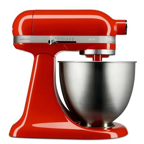 Batedeira Stand Mixer Artisan Mini 220V Vermelha - Kitchenaid Menor preço em Batedeira Stand Mixer Artisan Mini 220V Vermelha - Kitchenaid