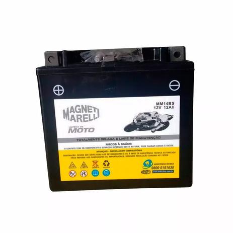 Bateria 12 ah Amperes Harley Davidson XL 883 Mm14bs Ytx14bs - Magneti Marelli Menor preço em Bateria 12 ah Amperes Harley Davidson XL 883 Mm14bs Ytx14bs - Magneti Marelli