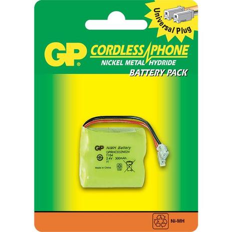 Bateria 2.4v 300mAh p/Telefone s/fio 30AAh2 GP é boa?