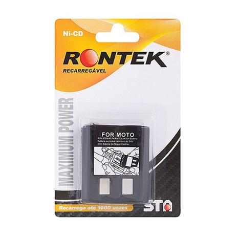 Bateria 3,6v 600mAh 3XAA para Rádio Motorola TalkAbout 33147 Rontek Menor preço em Bateria 3,6v 600mAh 3XAA para Rádio Motorola TalkAbout 33147 Rontek