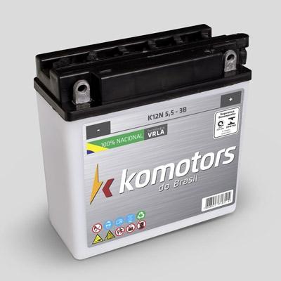 Bateria 5,5 AH Yamaha YBR 125 /  RD 350 / RDZ 125  Komotors é boa?