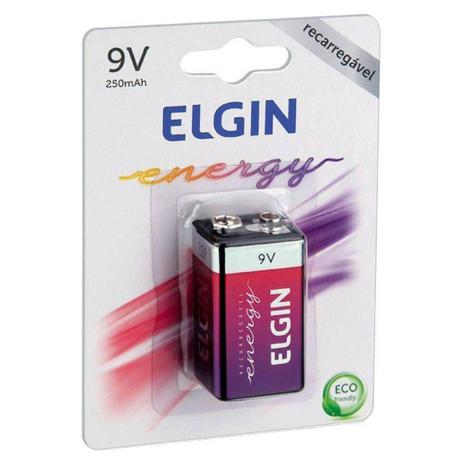 Bateria 9v Recarregável 250 mAh (Blister com 1) ELGIN é boa?
