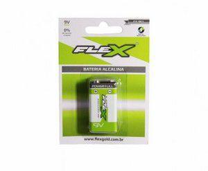 Bateria 9V Zinco-Carbono Flex Menor preço em Bateria 9V Zinco-Carbono Flex