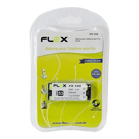 Bateria aaa 2.4v 830mah para telefone sem fio panasonic - Flex gold é boa?