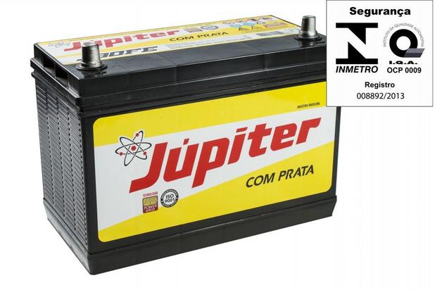 Bateria Automotiva Júpiter 90ah 12v Com Prata Menor preço em Bateria Automotiva Júpiter 90ah 12v Com Prata