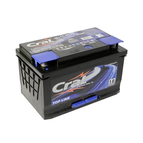 Bateria automotiva selada 80Ah polo positivo esquerdo - Top Line - Cral Menor preço em Bateria automotiva selada 80Ah polo positivo esquerdo - Top Line - Cral