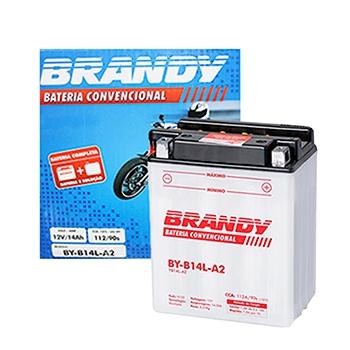 Bateria Brandy Original AGRALE 600 W16-600 B14l Cód. Yuasa YB14L-A2 Menor preço em Bateria Brandy Original AGRALE 600 W16-600 B14l Cód. Yuasa YB14L-A2