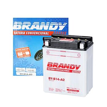Bateria Brandy Original HONDA 750 CBX 750F Indy B14-a2 Cód. Yuasa YB14-A2 Menor preço em Bateria Brandy Original HONDA 750 CBX 750F Indy B14-a2 Cód. Yuasa YB14-A2