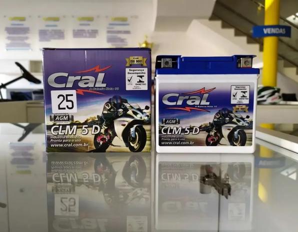 Bateria Cg 125 Fan 125 Cral Crf 230 Moto 5ah Clm5d Ytx5l-bs Menor preço em Bateria Cg 125 Fan 125 Cral Crf 230 Moto 5ah Clm5d Ytx5l-bs