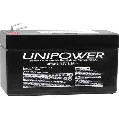 Bateria Chumbo-ácida Selada 12v/1.3a Up1213 Unipower Menor preço em Bateria Chumbo-ácida Selada 12v/1.3a Up1213 Unipower