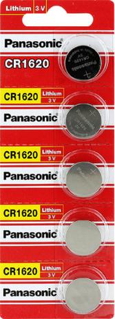Bateria CR1620 Panasonic - Lithium 3v (Cartela 5 Unidades) - Importado Menor preço em Bateria CR1620 Panasonic - Lithium 3v (Cartela 5 Unidades) - Importado