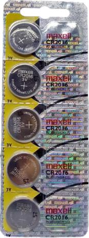 Bateria Cr2016 3v Maxell Cartela C/ 5 Unidades Menor preço em Bateria Cr2016 3v Maxell Cartela C/ 5 Unidades