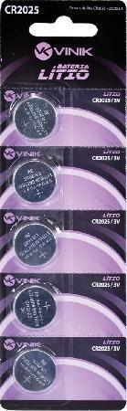 Bateria CR2025 Blister com 5 Unidades - BL2025-5 - Vinik Menor preço em Bateria CR2025 Blister com 5 Unidades - BL2025-5 - Vinik