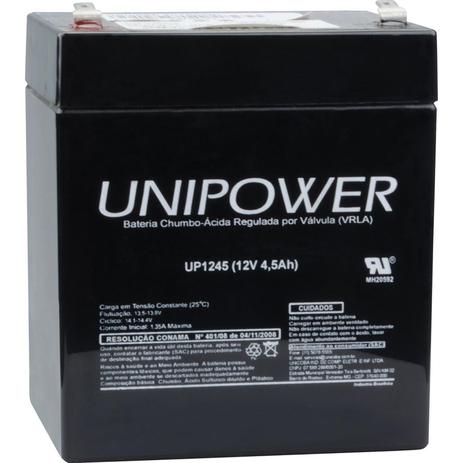 Bateria De Chumbo Ácida Selada 12v 4.5a Up1245 Unipower Menor preço em Bateria De Chumbo Ácida Selada 12v 4.5a Up1245 Unipower