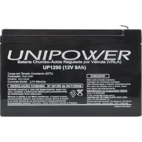 Bateria De Chumbo Ácida Seleda 12v 9a Up1290 Unipower Menor preço em Bateria De Chumbo Ácida Seleda 12v 9a Up1290 Unipower