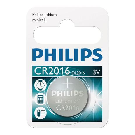 Bateria de lithium 3 V CR2016 - Philips Menor preço em Bateria de lithium 3 V CR2016 - Philips