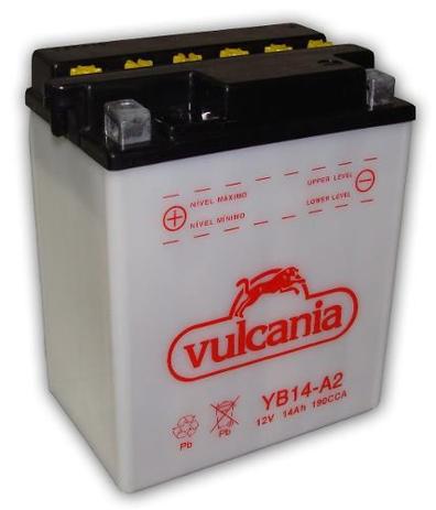 Bateria de Moto Vulcania Yb14-a2 14ah 12v - Vulcânia Menor preço em Bateria de Moto Vulcania Yb14-a2 14ah 12v - Vulcânia