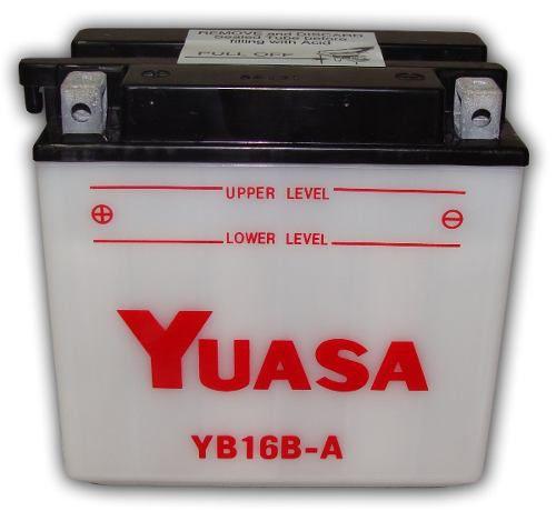 Bateria de Moto Yuasa Yb16b-a Moto 16ah 12v Menor preço em Bateria de Moto Yuasa Yb16b-a Moto 16ah 12v