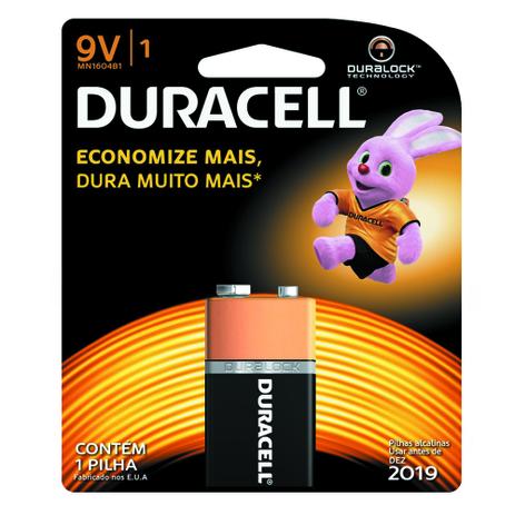 Bateria Duracell 9v com 1 un. é boa?
