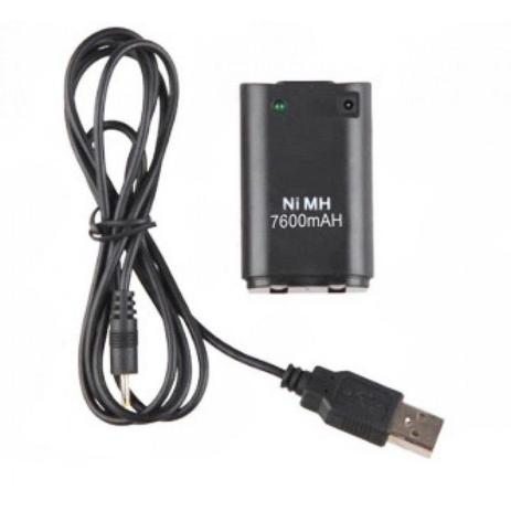 Bateria e Cabo USB para Controle XBOX 360 7600 MAH KNUP KP-5124 Compativel é boa?