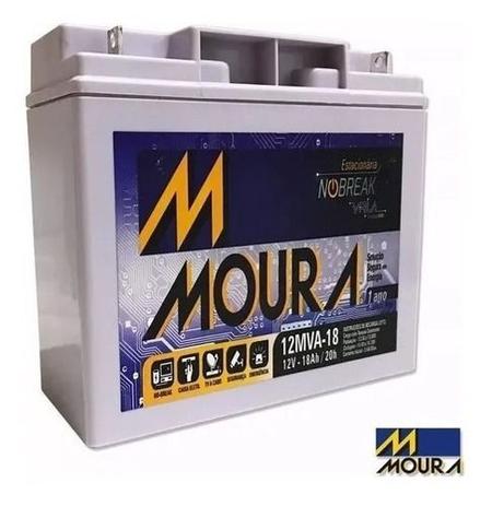 Bateria Estacionária Moura 12v 18ah Vrla Para No-break Nova Menor preço em Bateria Estacionária Moura 12v 18ah Vrla Para No-break Nova