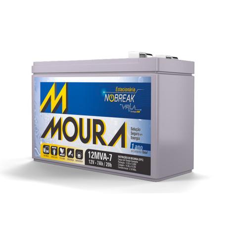 Bateria Estacionária para Nobreack Moura 12MVA-12 Menor preço em Bateria Estacionária para Nobreack Moura 12MVA-12