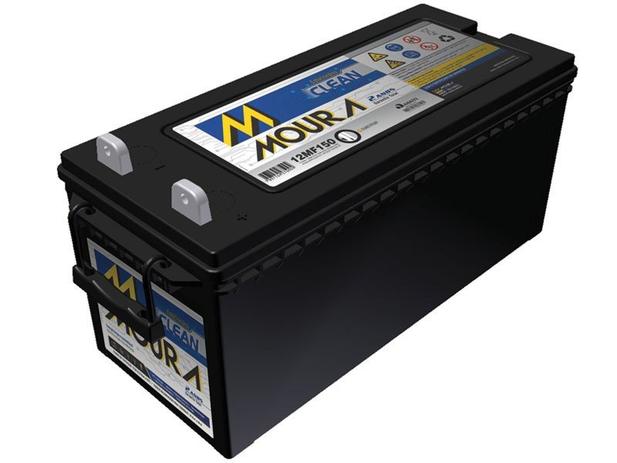Bateria Estacionaria Solar Centrium ENERGY RS12MF150 Moura Clean Solar 12V 150AH Menor preço em Bateria Estacionaria Solar Centrium ENERGY RS12MF150 Moura Clean Solar 12V 150AH