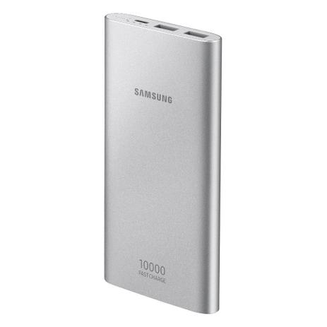 Bateria Externa Samsung Carga Rápida USB Prata - TIPO C Menor preço em Bateria Externa Samsung Carga Rápida USB Prata - TIPO C