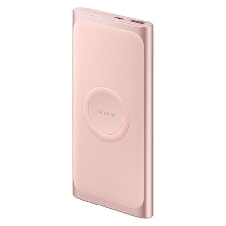Bateria externa Wireless 10.000mah Rosa EB-U1200CPPGBR - Samsung Menor preço em Bateria externa Wireless 10.000mah Rosa EB-U1200CPPGBR - Samsung