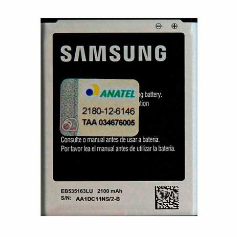 Bateria Galaxy GT-i9063 Samsung Original Menor preço em Bateria Galaxy GT-i9063 Samsung Original