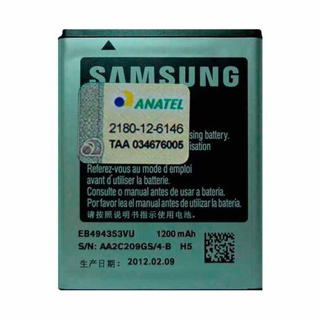 Bateria Galaxy GT-S5570 Original Original - Samsung Menor preço em Bateria Galaxy GT-S5570 Original Original - Samsung