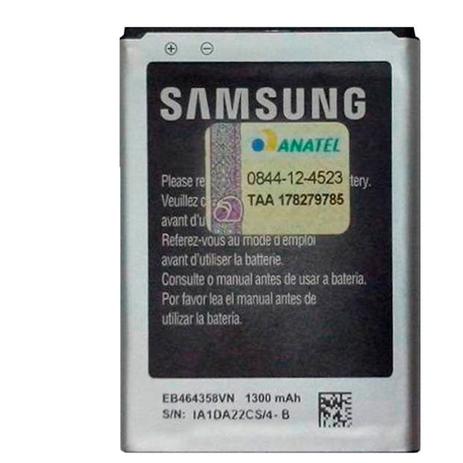Bateria Galaxy GT-S7500 Original - Samsung Menor preço em Bateria Galaxy GT-S7500 Original - Samsung
